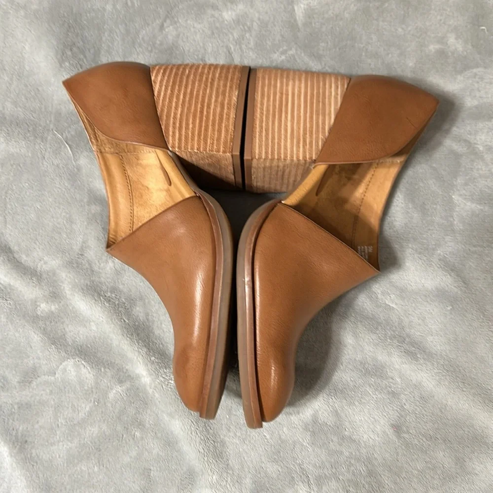 Kork-Ease Women's Tan Leather Block Heel Pump